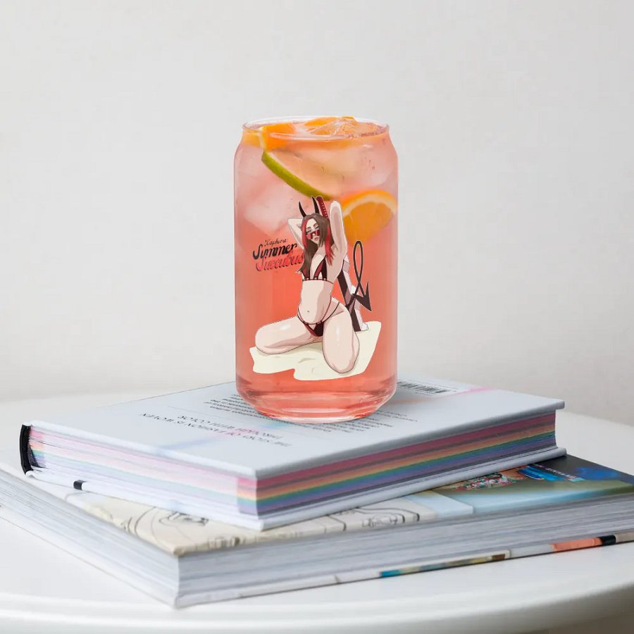 Summer Succubus Glass Can Cup product image (4)