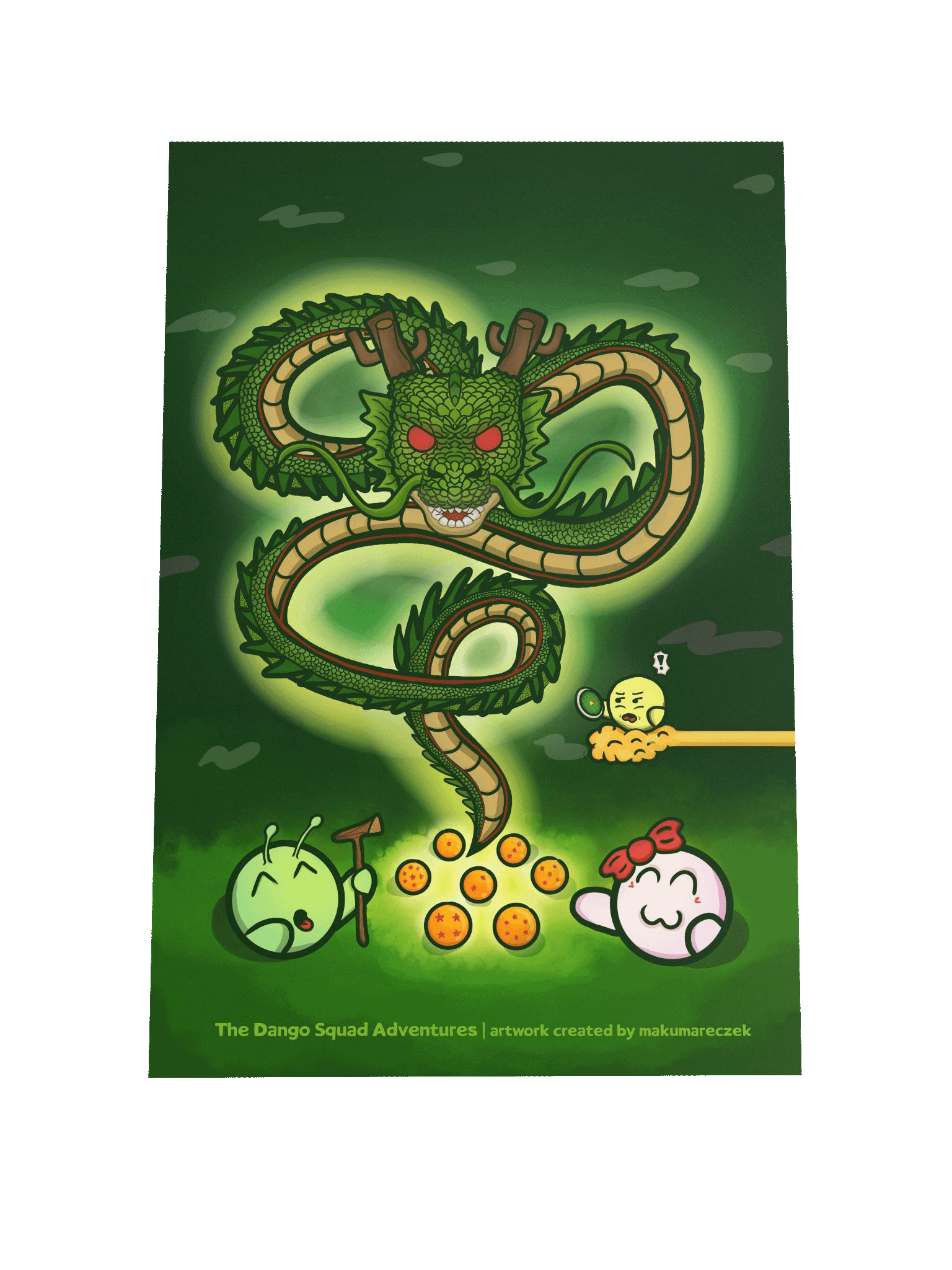 Dango Dragon - Frameless Poster product image (4)