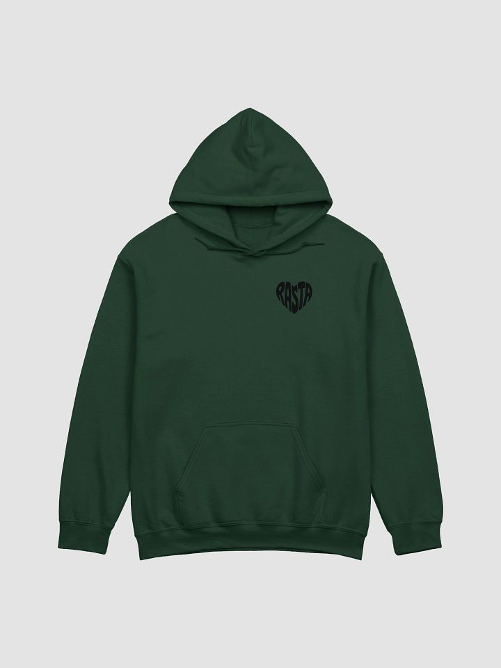Rasta Heart Hoodie product image (2)