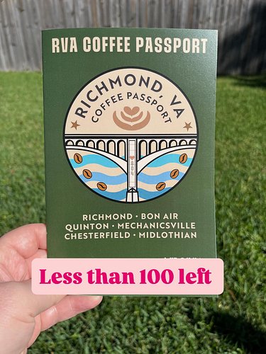 200 RVA coffee passports have now been shipped out and 100 are still available in the store. Passports include around $75 val...