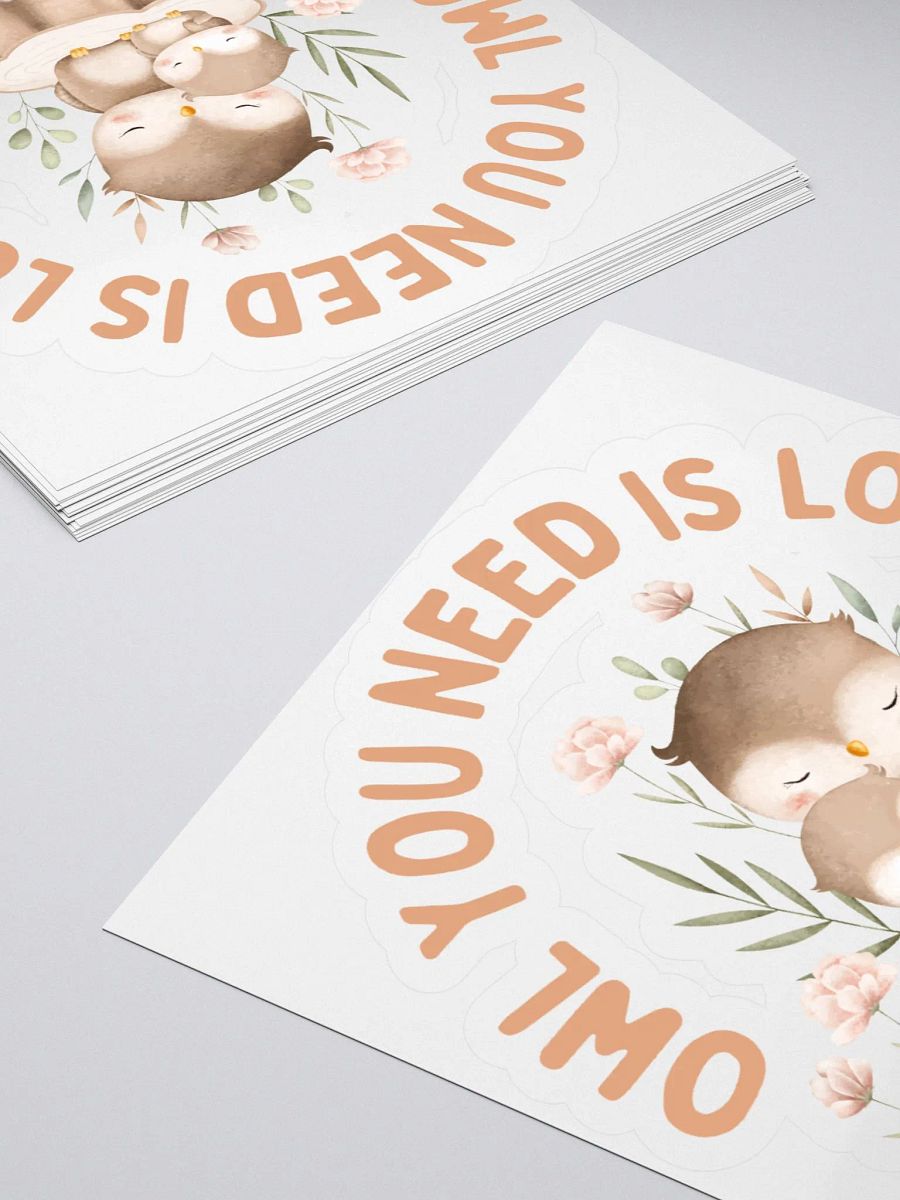 Owl You Need Is Love Sticker Set product image (14)