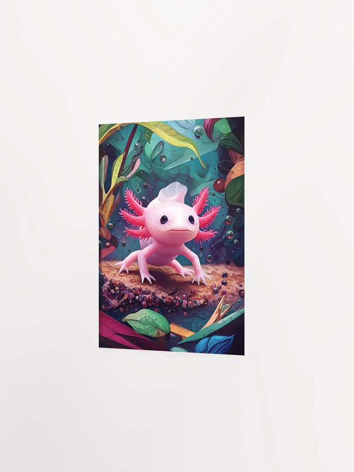 Axolotl the Underwater Dreamer Poster product image (9)