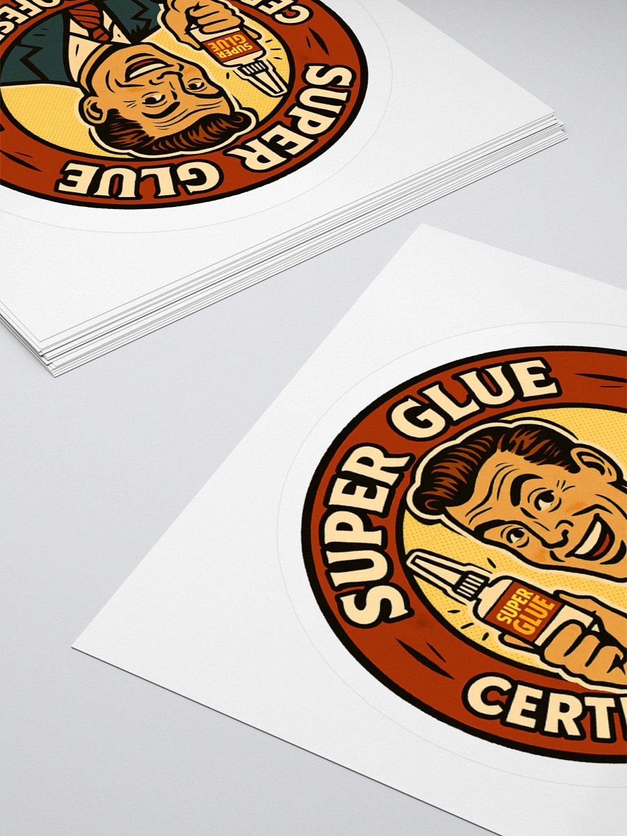 Super Glue Certified Professional Sticker product image (4)