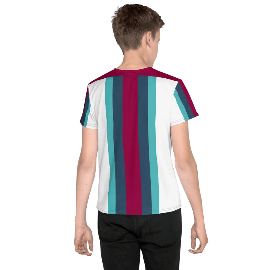Vibrant Stripes Youth T-Shirt product image (2)
