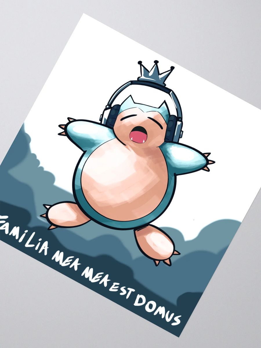 Joyful Blue Crowned Sticker product image (6)