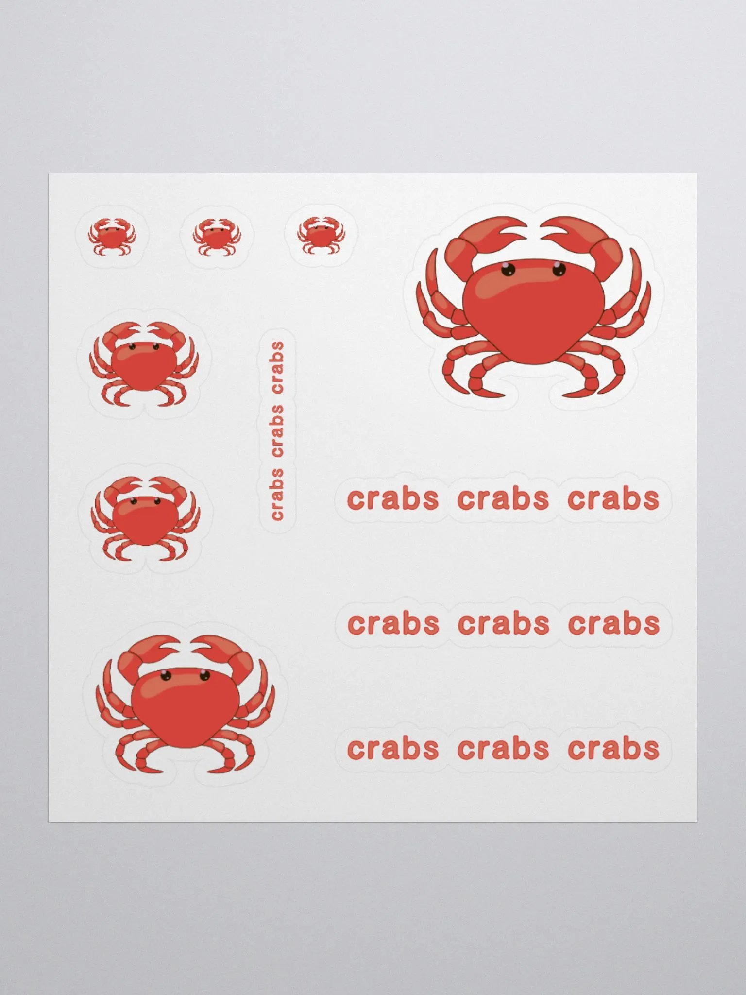 Crab Stickers product image (2)