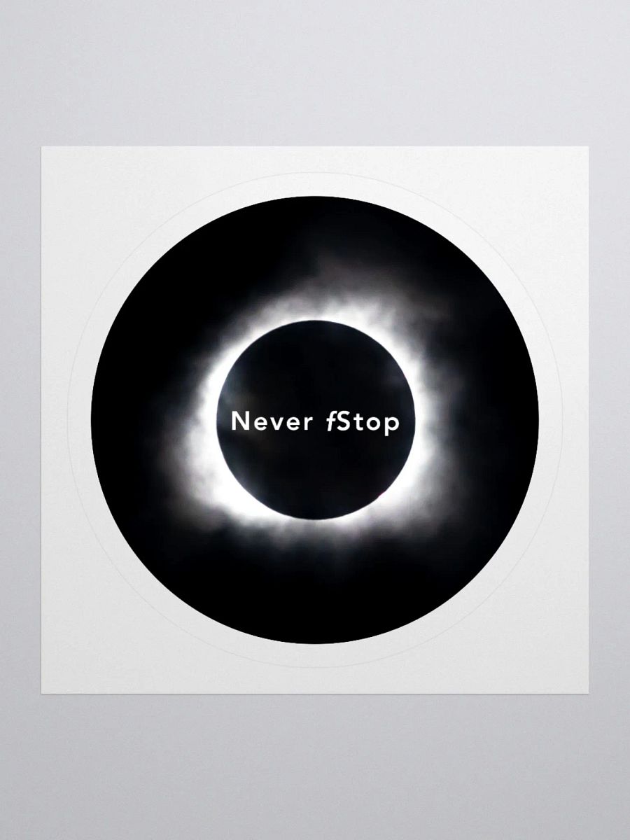 Eclipse Glow Logo Stickers product image (1)