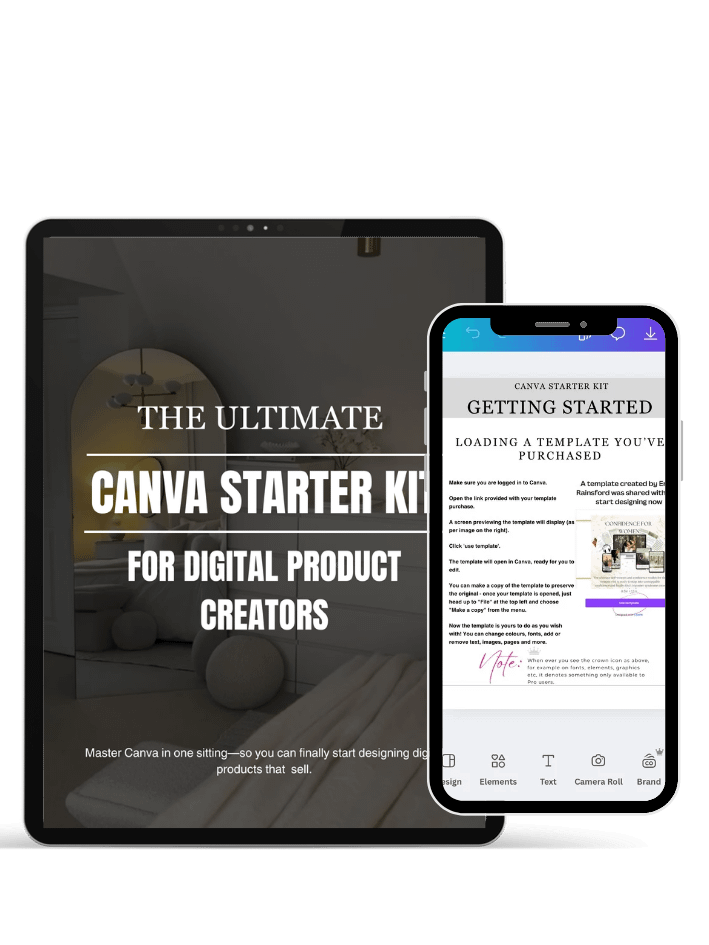 THE ULTIMATE CANVA STARTER KIT FOR DIGITAL PRODUCT CREATORS product image (1)