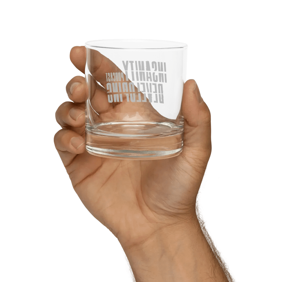 Eclipse Rocks Glass — Black Logo product image (8)