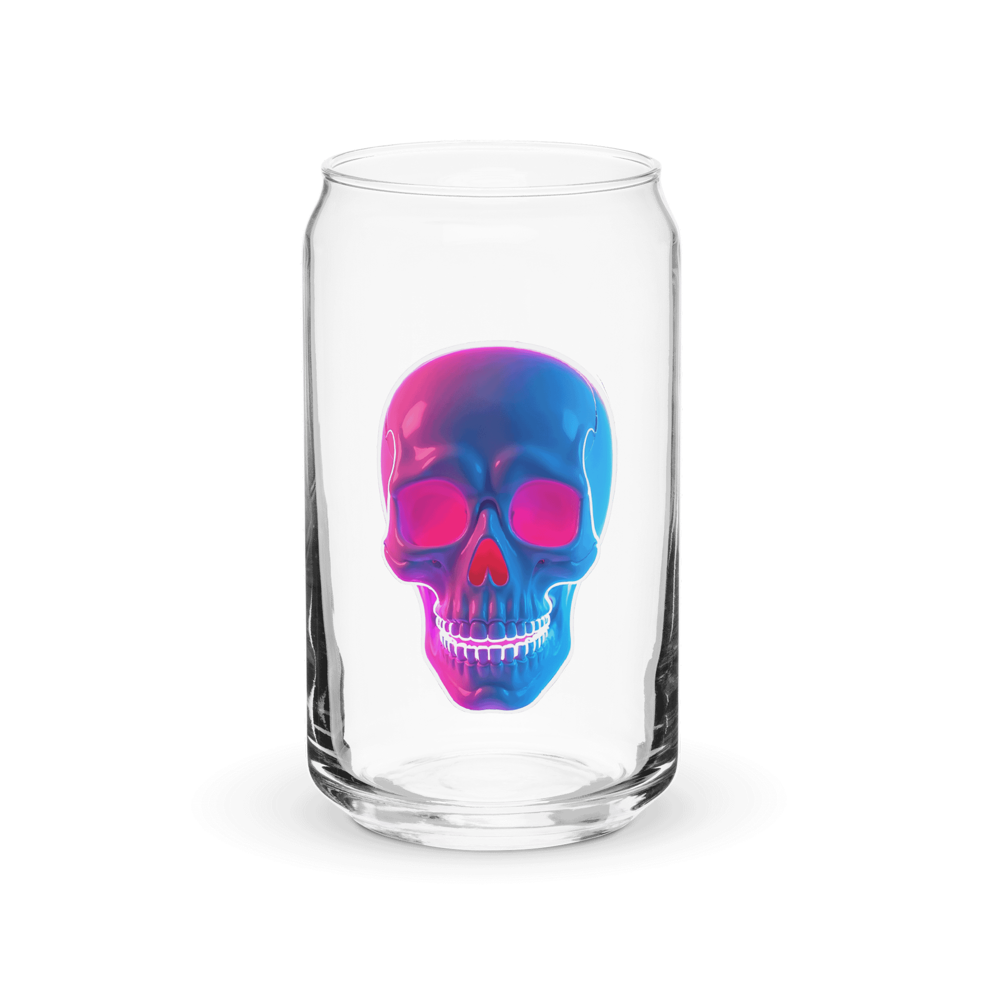 Andromeda Siren Halloween Skull Glass Can product image (1)