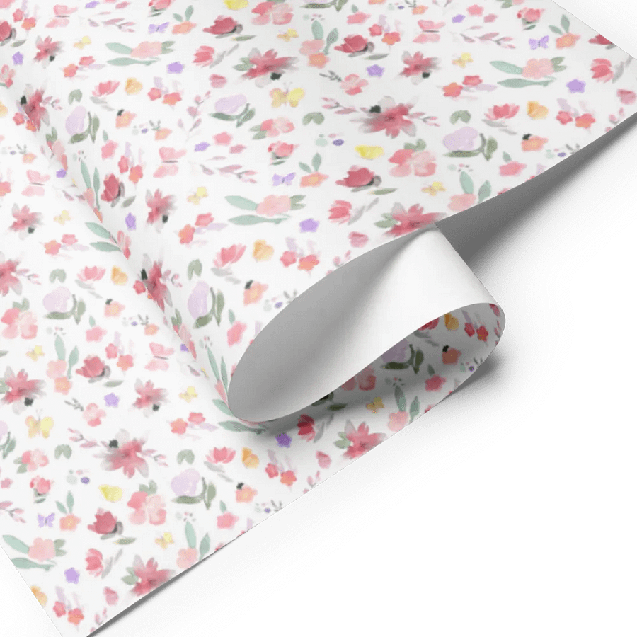 Watercolor Floral Wrapping Sheet Set product image (7)