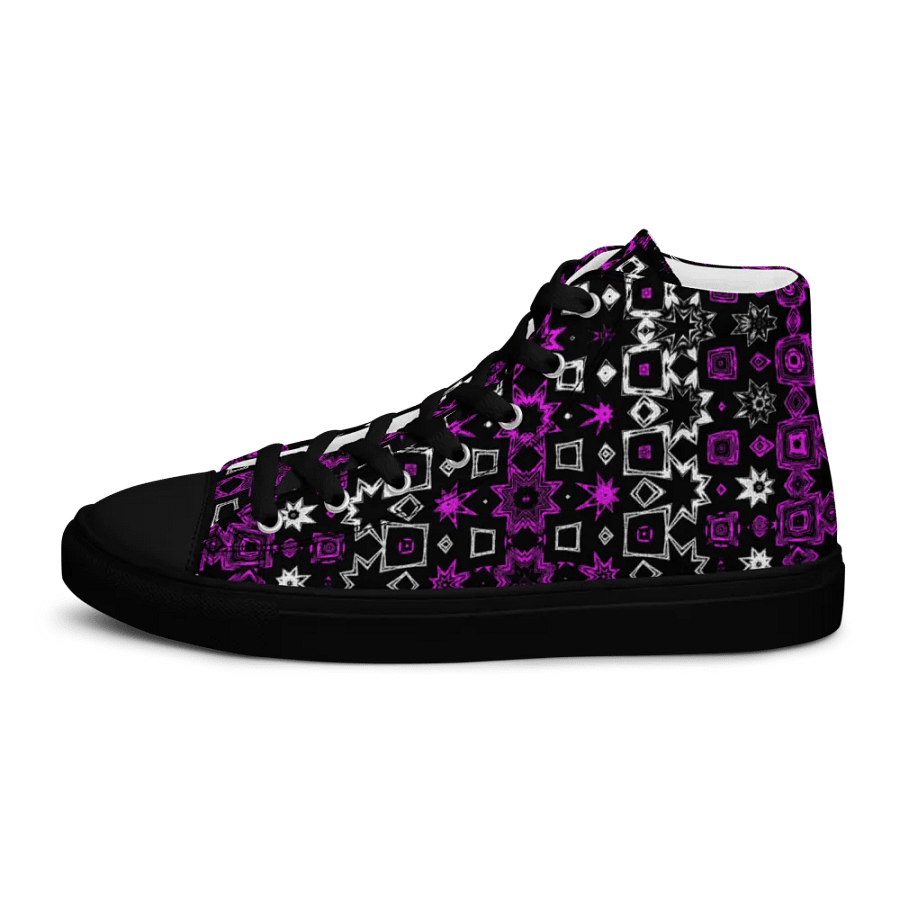 That Stars Pattern Ladies High Top Canvas Shoes product image (11)