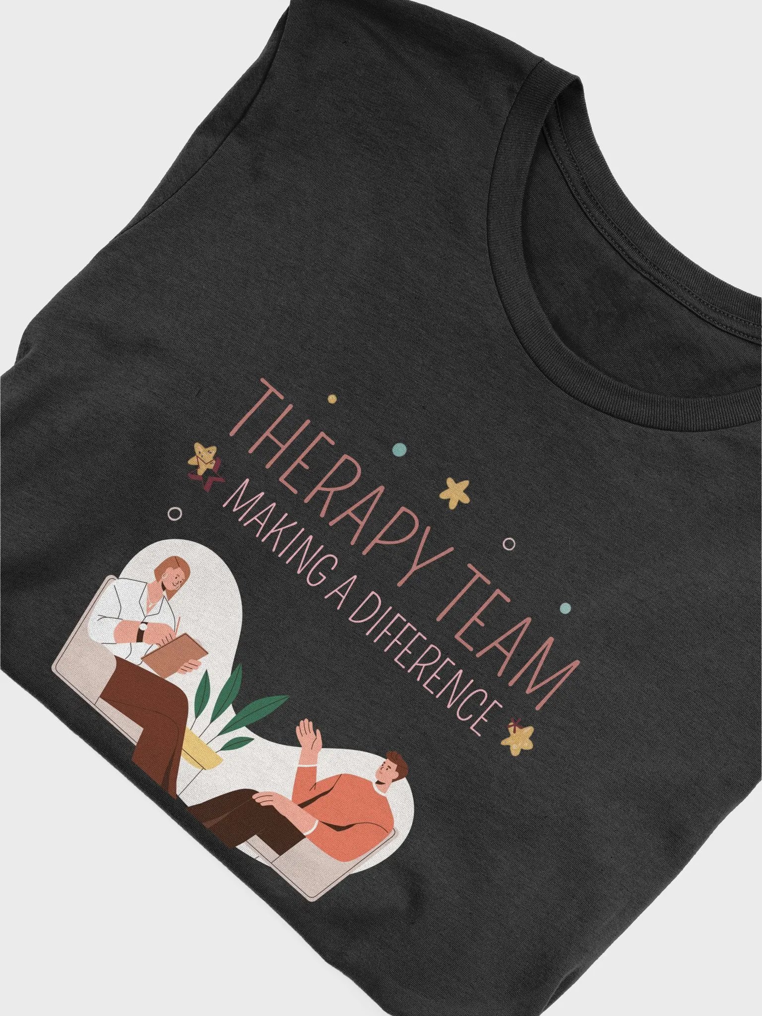 Therapy Tee, Mental Health Shirt, Unisex Gift, Positive Vibes Top, Awareness Shirt product image (5)