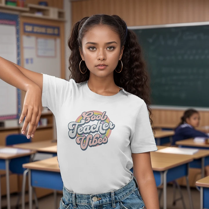 Cool Teacher Vibes Retro T-Shirt product image (42)