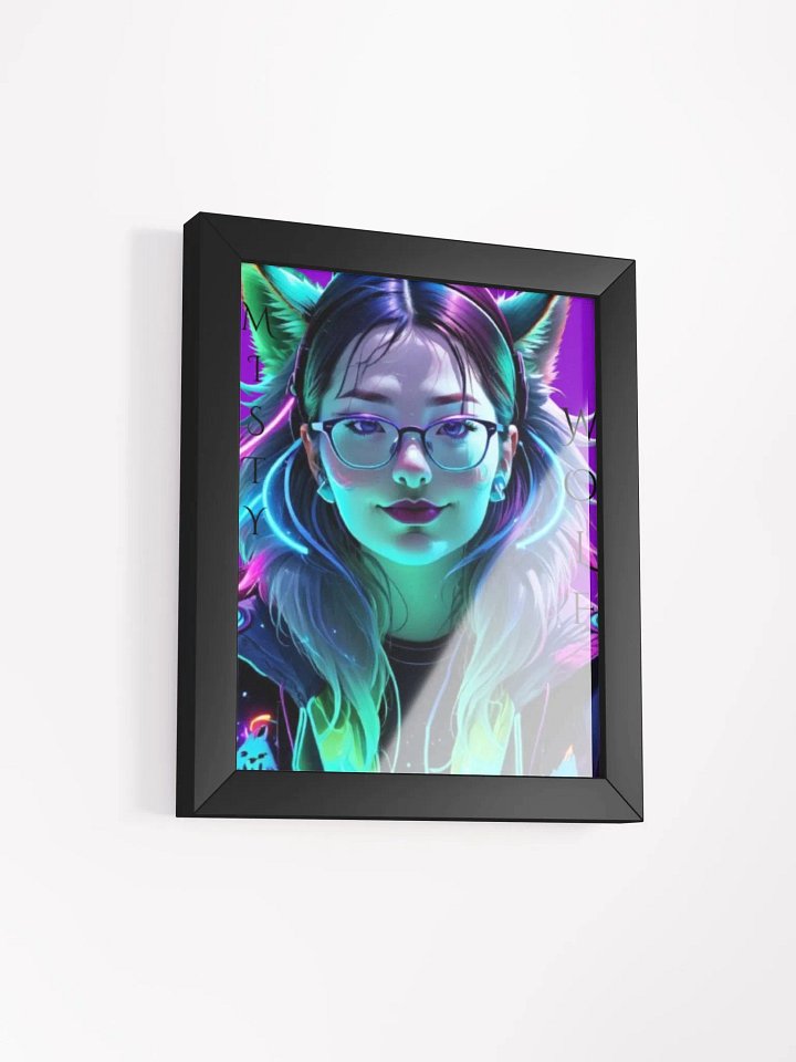 Neon Enigma Framed Poster product image (12)
