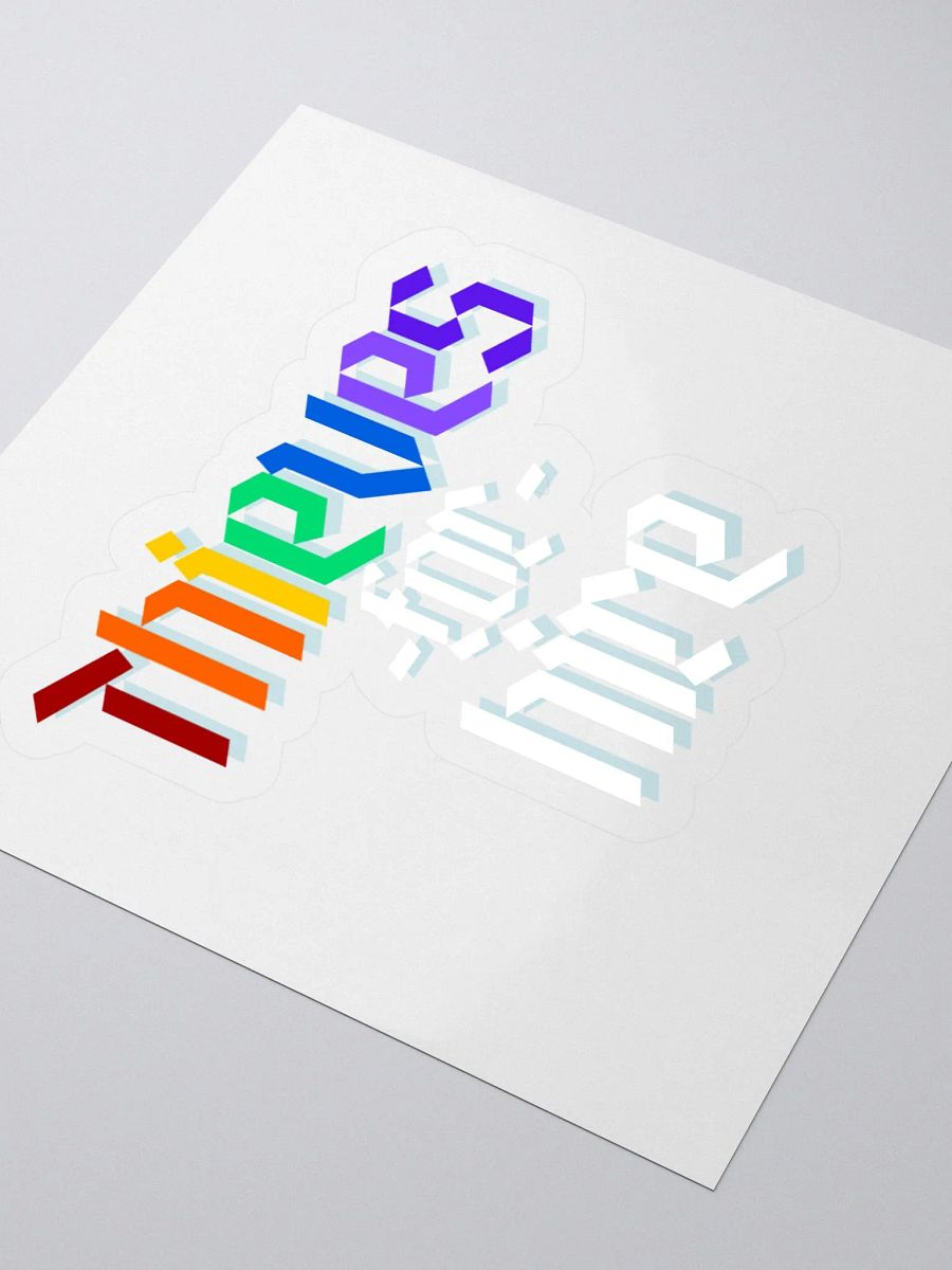 Thieves for Hire Rainbow stickers product image (4)