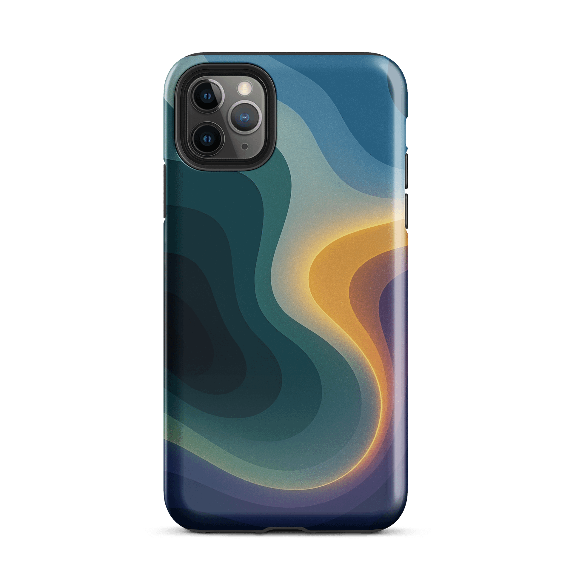 Neon Drift: Ride the Waves of Color iPhone case product image (2)