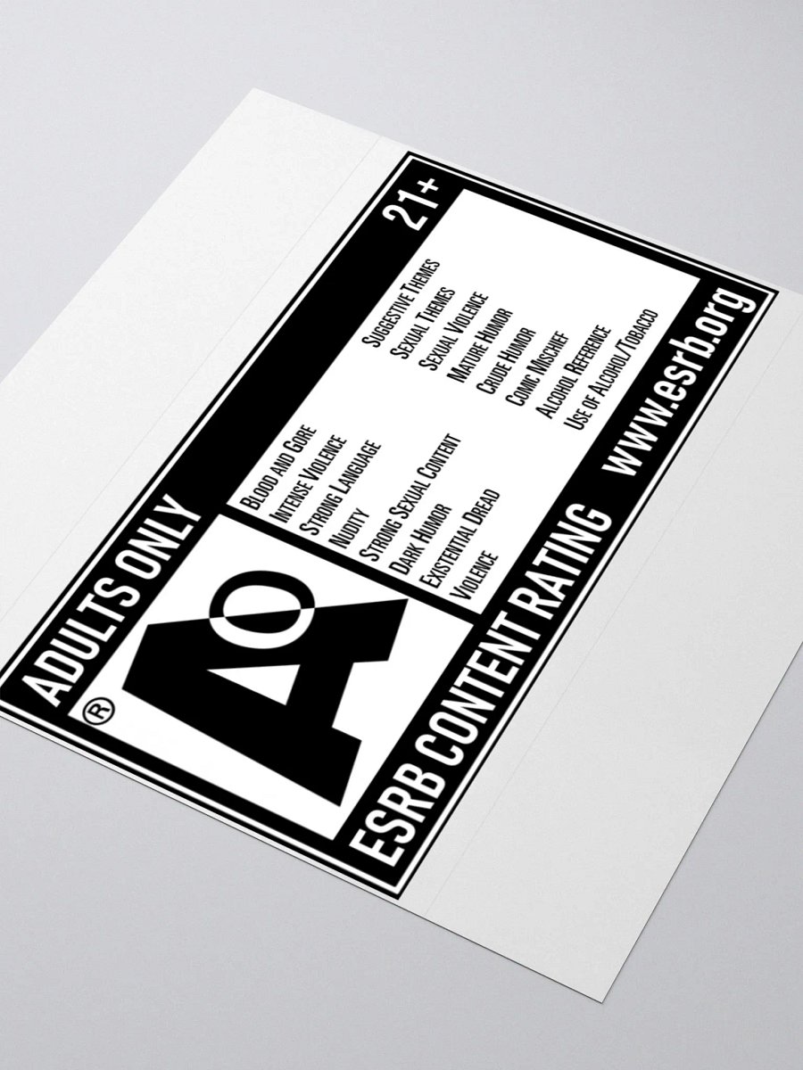 21+ Rating Sticker product image (7)