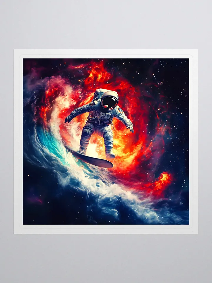Nebula Surfer Sticker product image (1)
