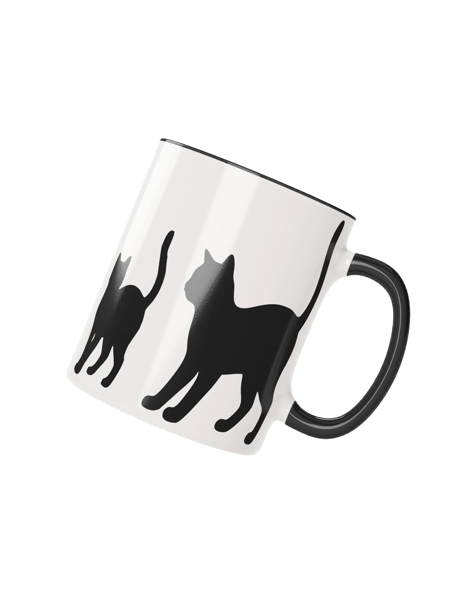 Pawsitive Progression: A Growing Tale of Feline Grace Ceramic Mug product image (3)