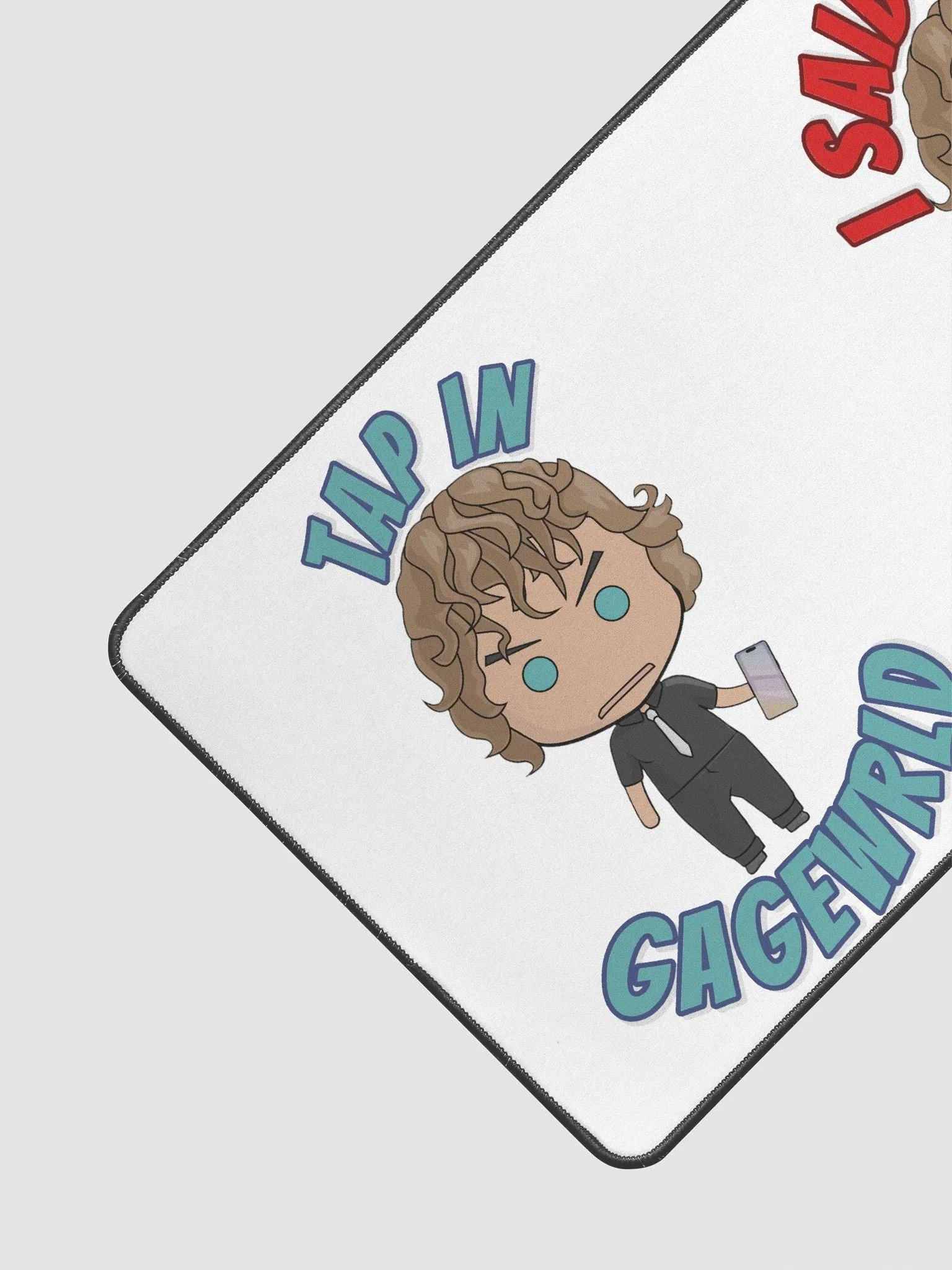 Gage WRLD Tap In Good vs Evil, Desk Mat 15.5