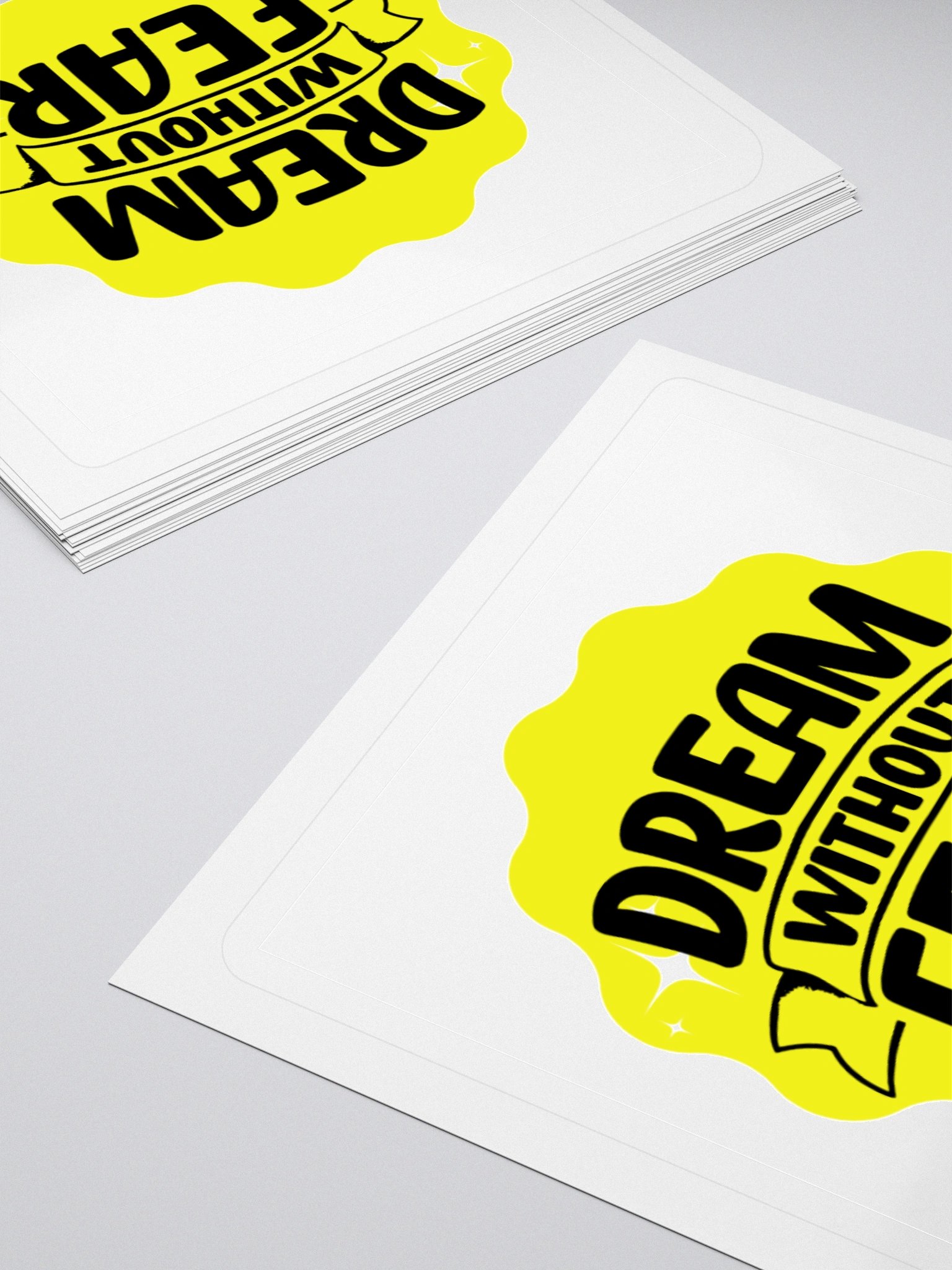 Dream Without Fear - Limitless Dreams 3x3 Sticker product image (4)