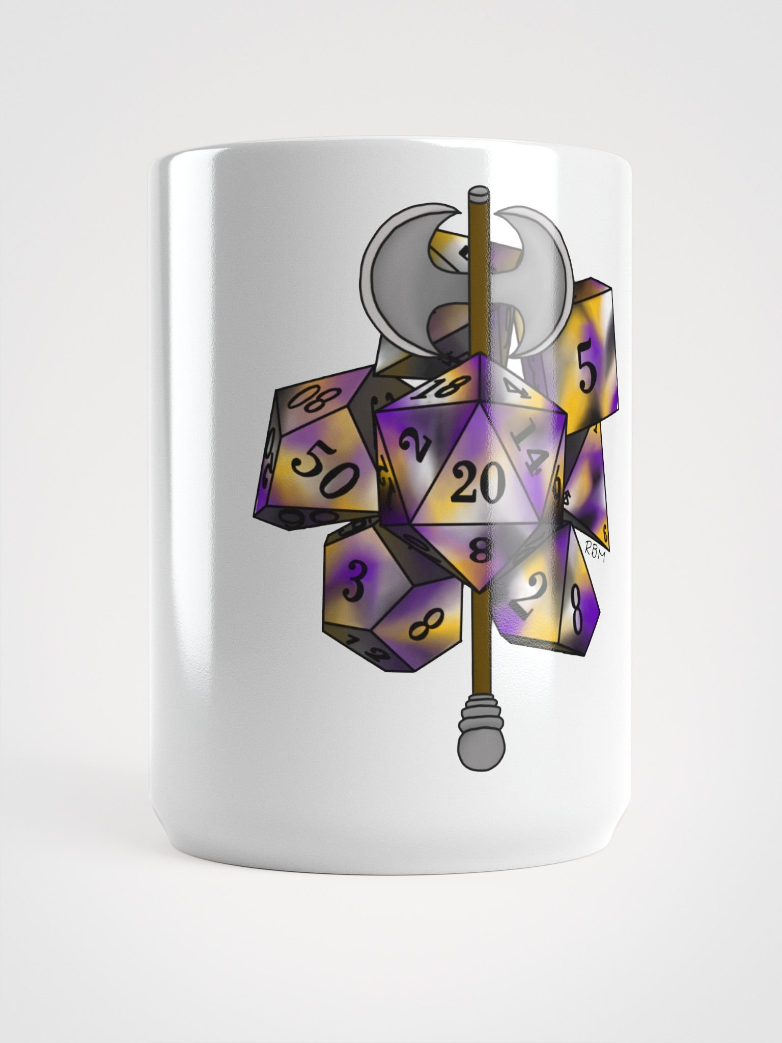 Non Binary Pride Dice Design product image (6)