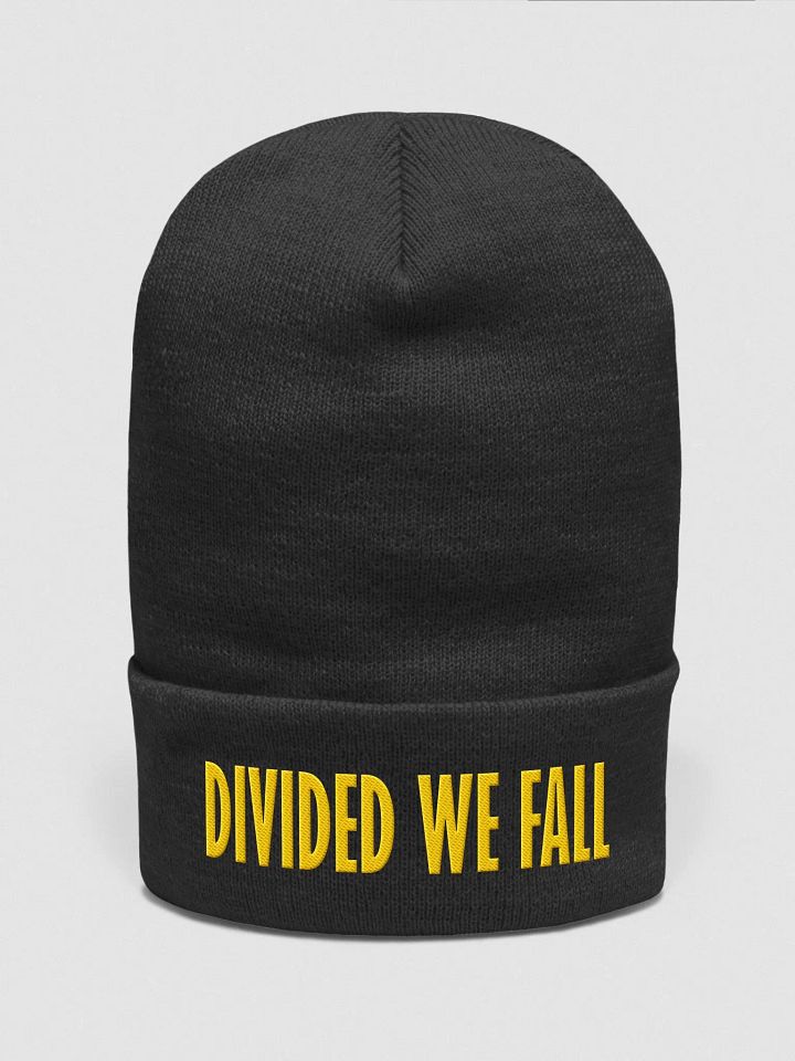 Divided We Fall - Yellow - Yupoong Cuffed Beanie product image (1)