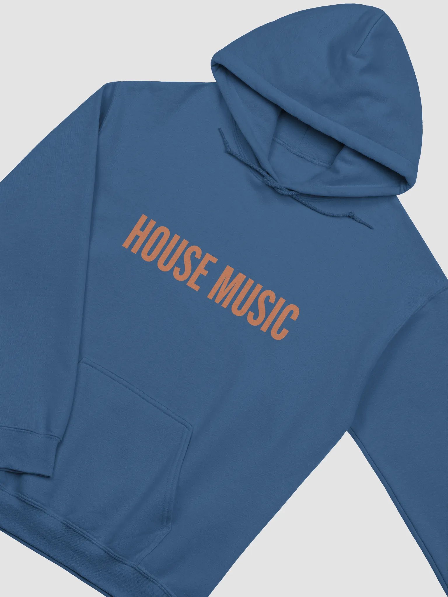 House Music Two Sided Orange Letter Hoodie product image (4)