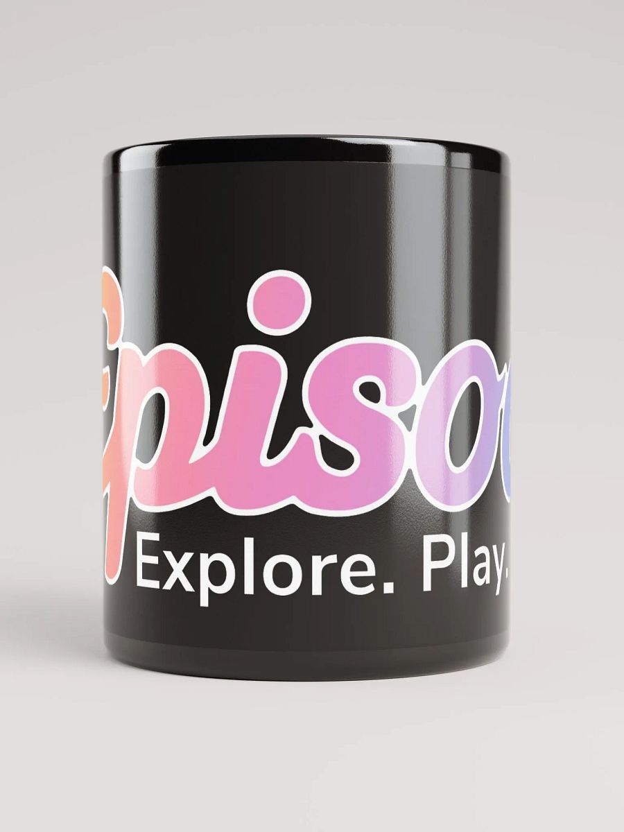Episode Black Glossy Mug With Gradient Logo product image (5)