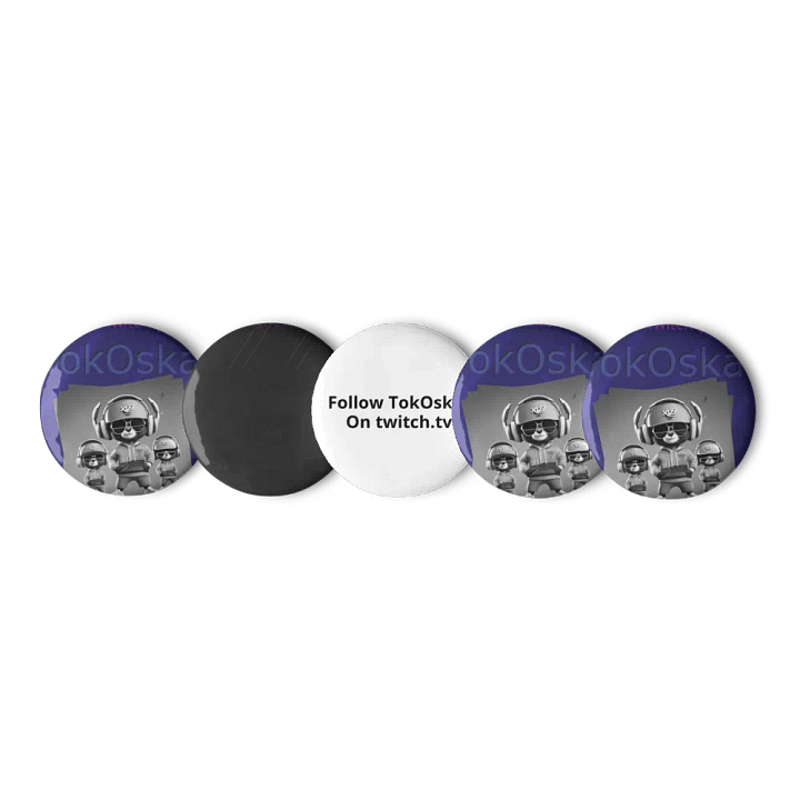 Cool Bear Pin Button Set product image (1)