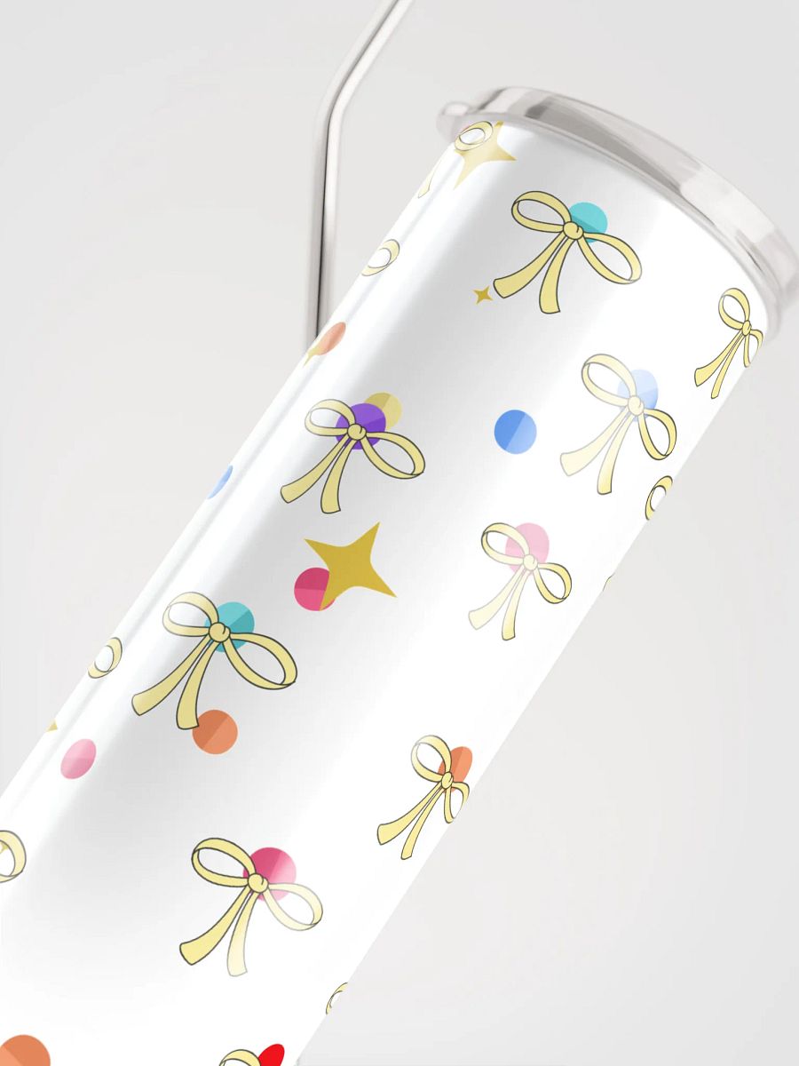 Ribbon 20 oz Stainless-Steel Tumbler with reusable Straw / leak proof cup lid, Tumbler Mug Drinkware Flasks product image (4)