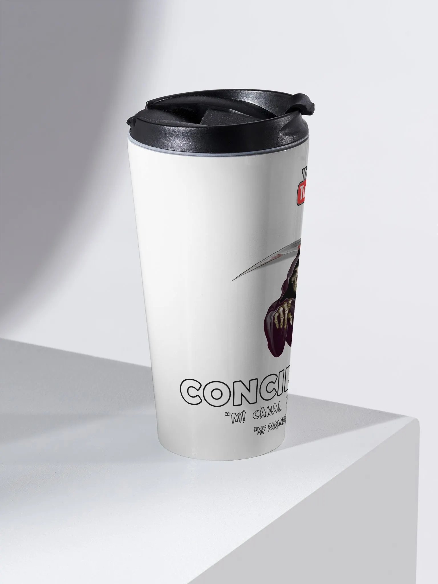 Grim Reaper Paranormal Travel Mug product image (2)