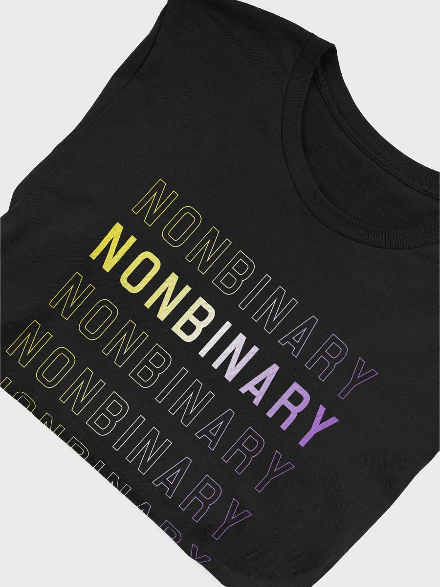 nonbinary outline t-shirt product image (5)