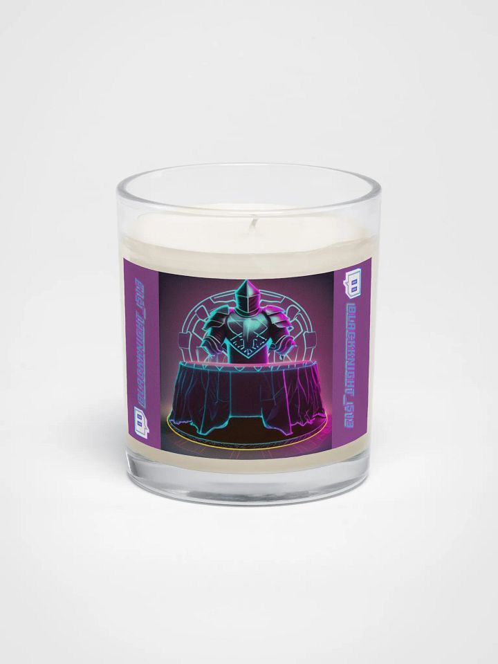 Blackknight513 Soy Wax Candle In A Clear Glass Jar product image (1)