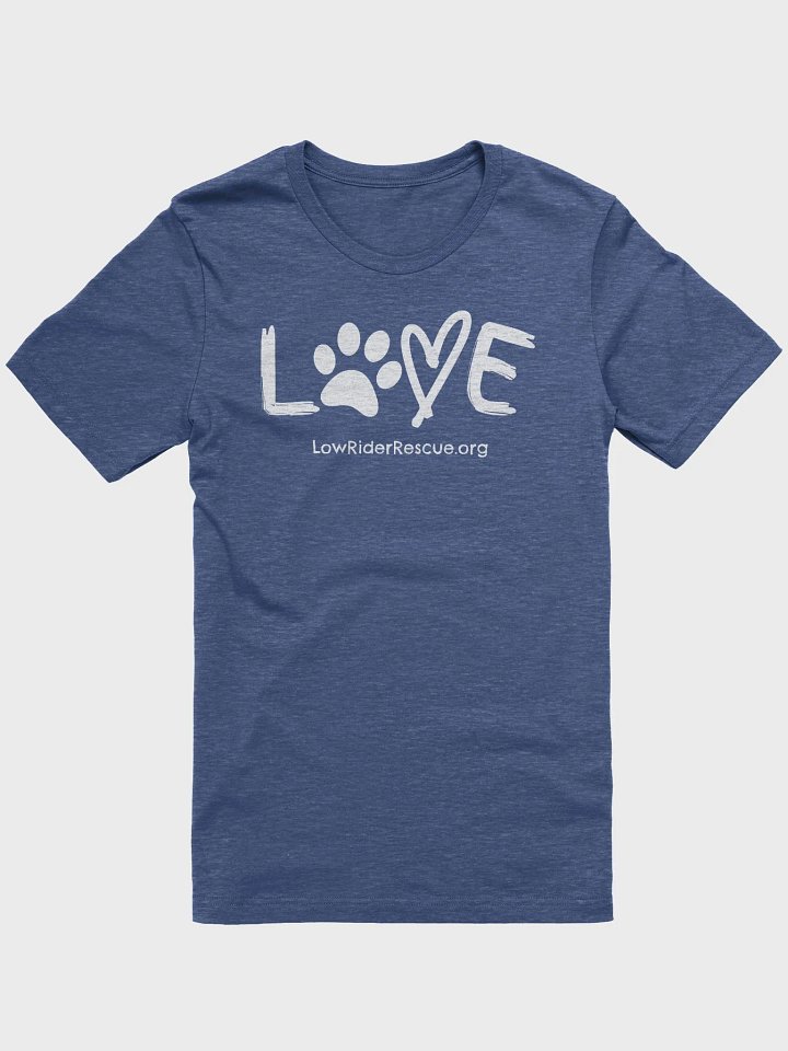 LOVE Paw Print Low Rider Dachshund Rescue T product image (2)