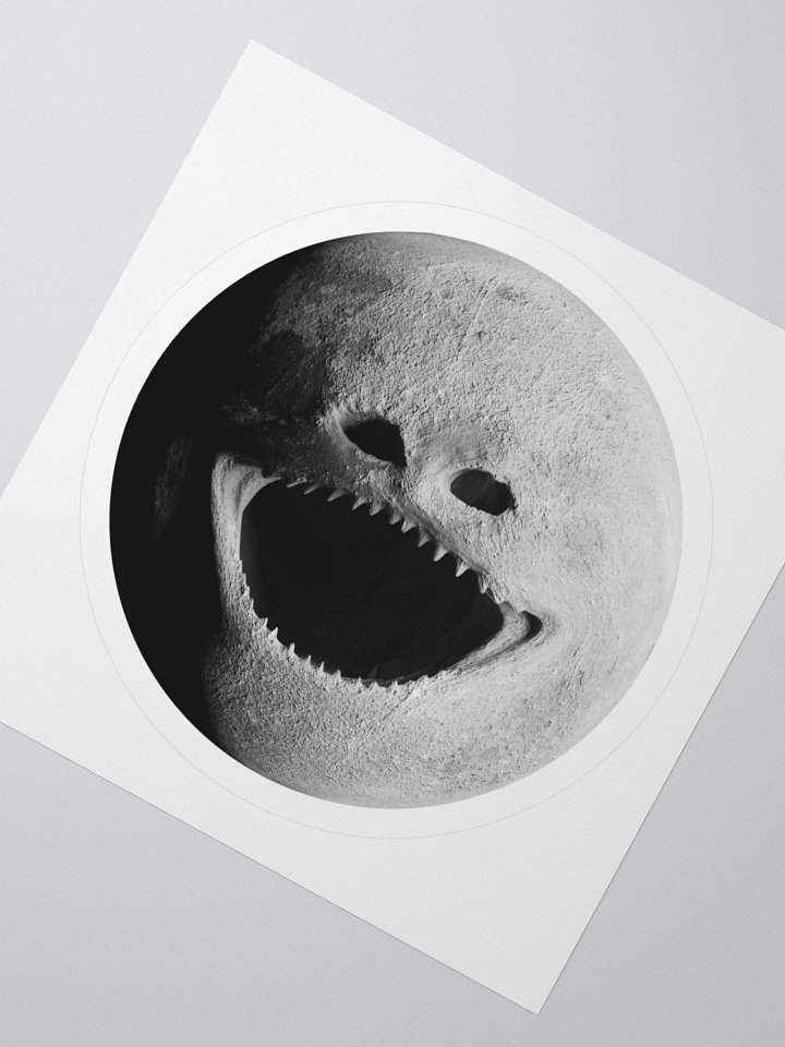 The Moon Woke Up Sticker product image (5)