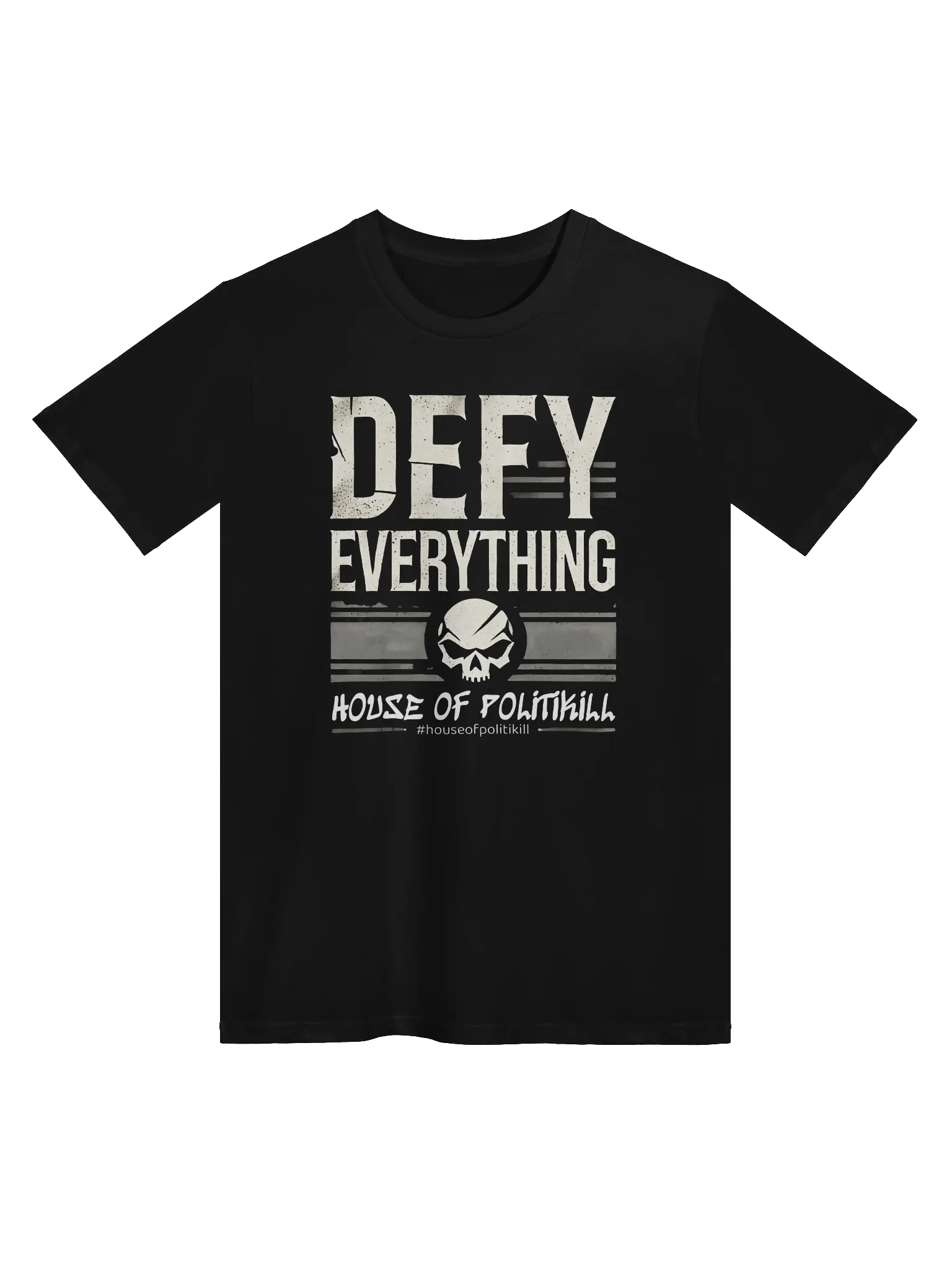 Defy Everything Skull Motivation Tee product image (1)