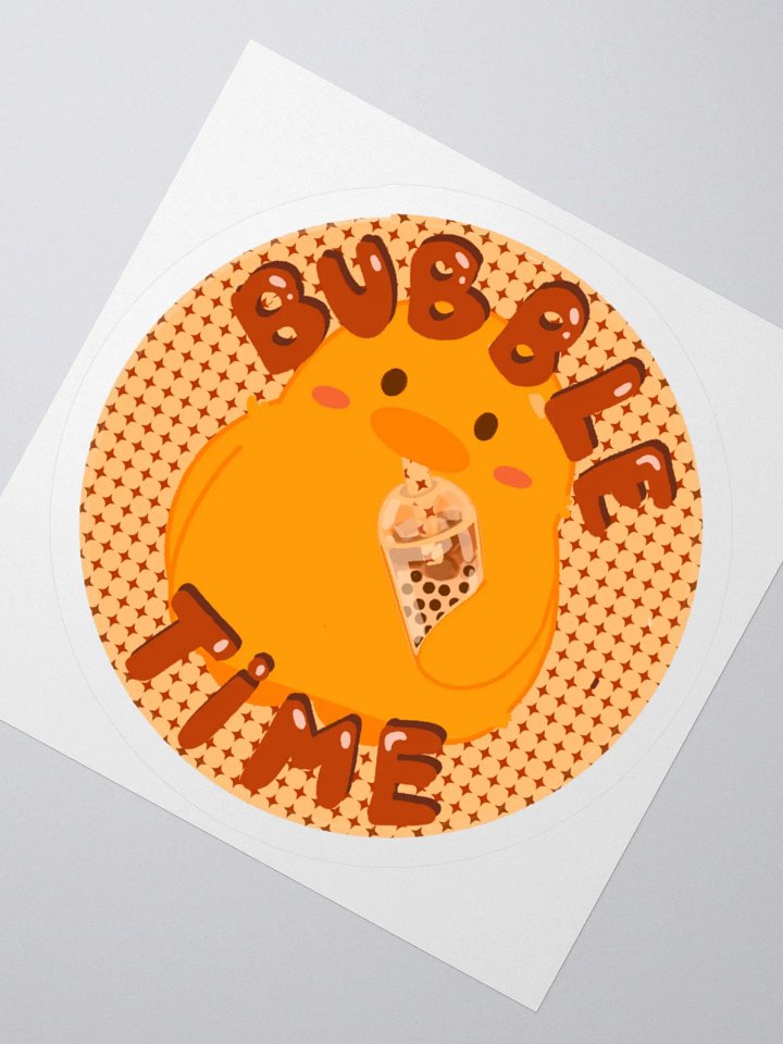 Bubble Time Duck Kiss Cut Stickers product image (5)