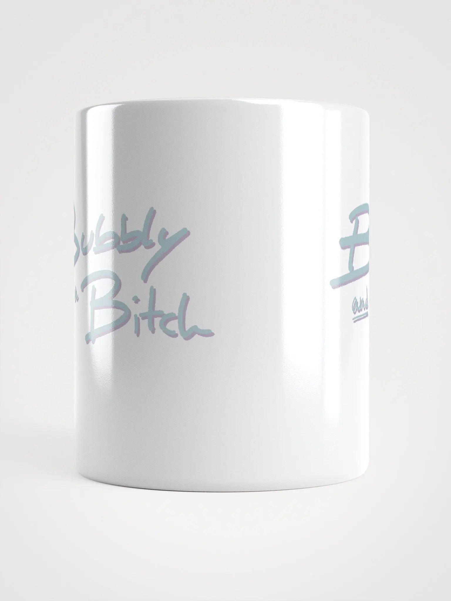 Bubbly and a B*tch (cotton candy shadow design) mug product image (9)