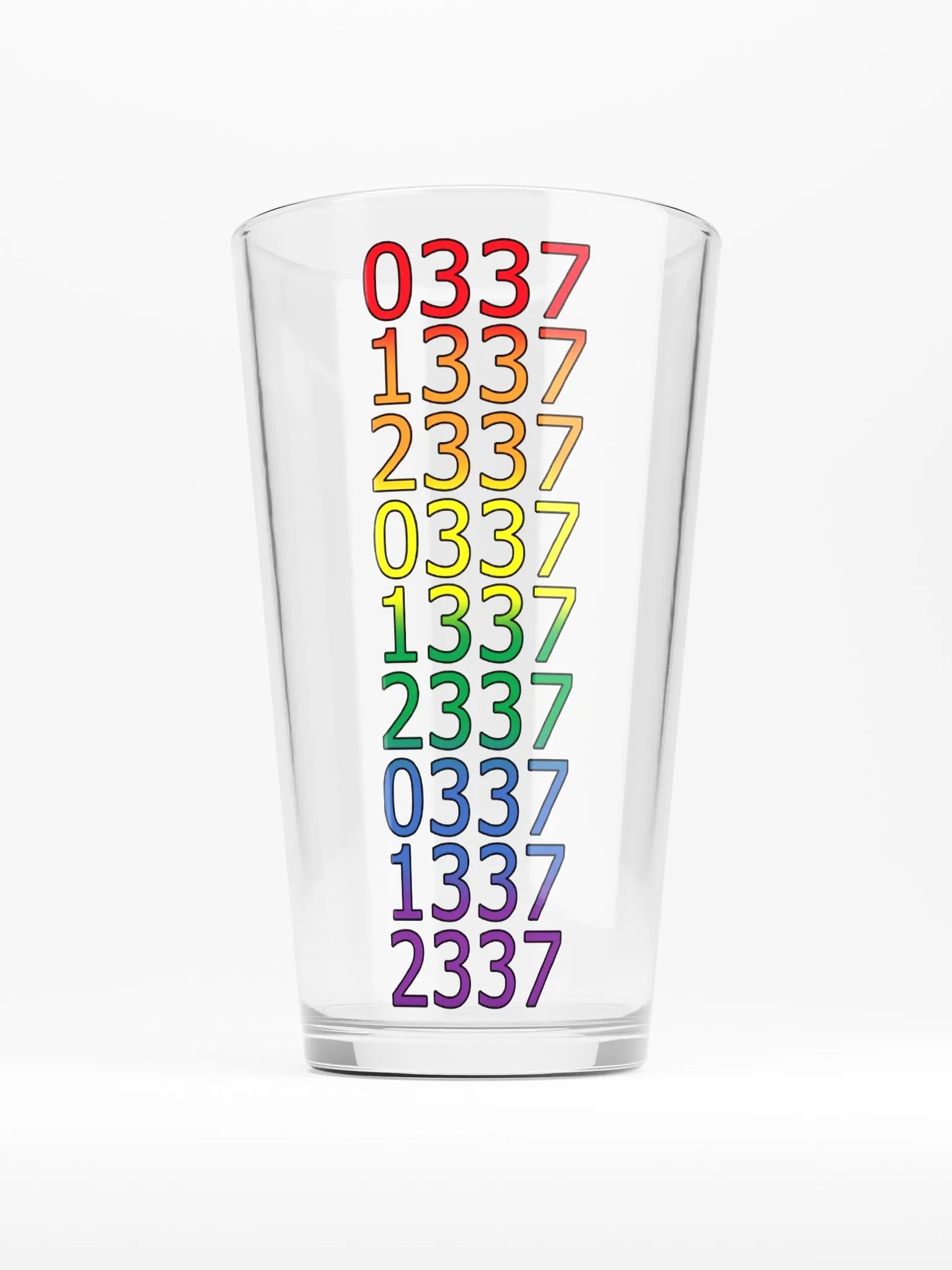1337 Pint Glas product image (1)
