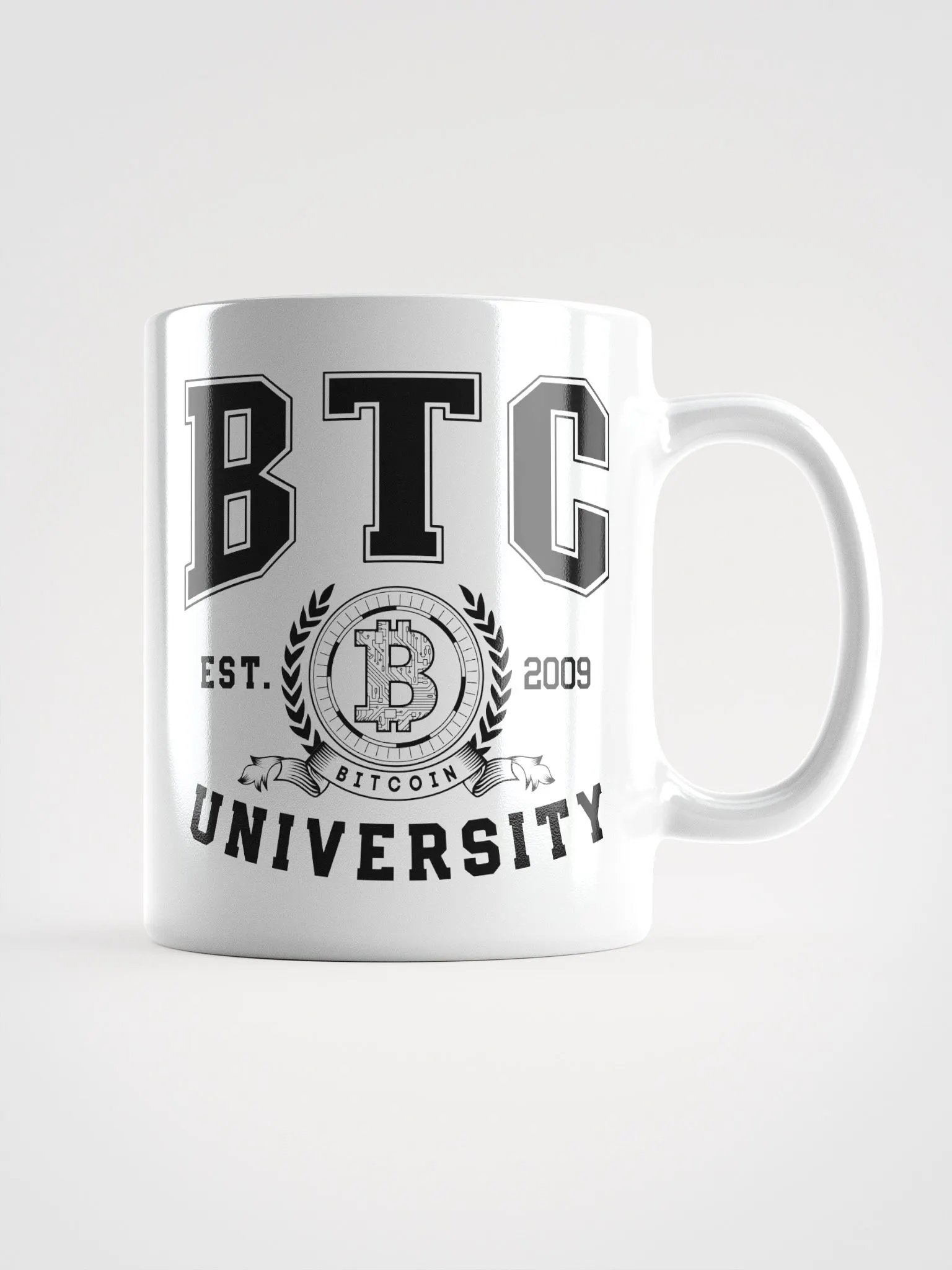 Bitcoin BTC University College Crypto Currency Blockchain Mug product image (2)