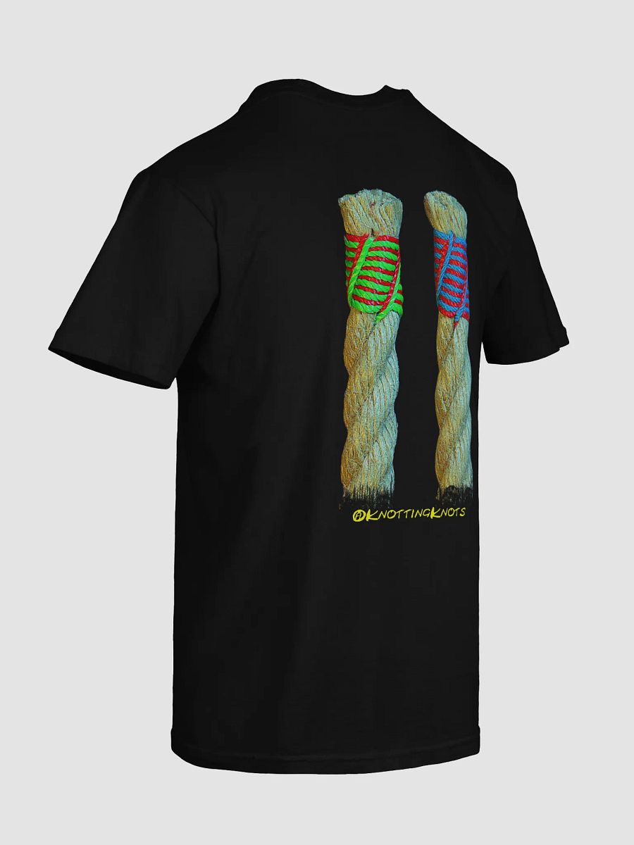 Nautical Sailmaker's Whipping Black T-Shirt product image (8)