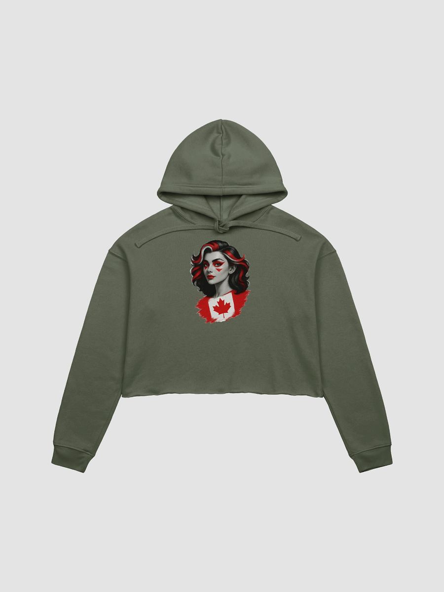 Canadian Flag Fashionista Crop Hoodie product image (3)