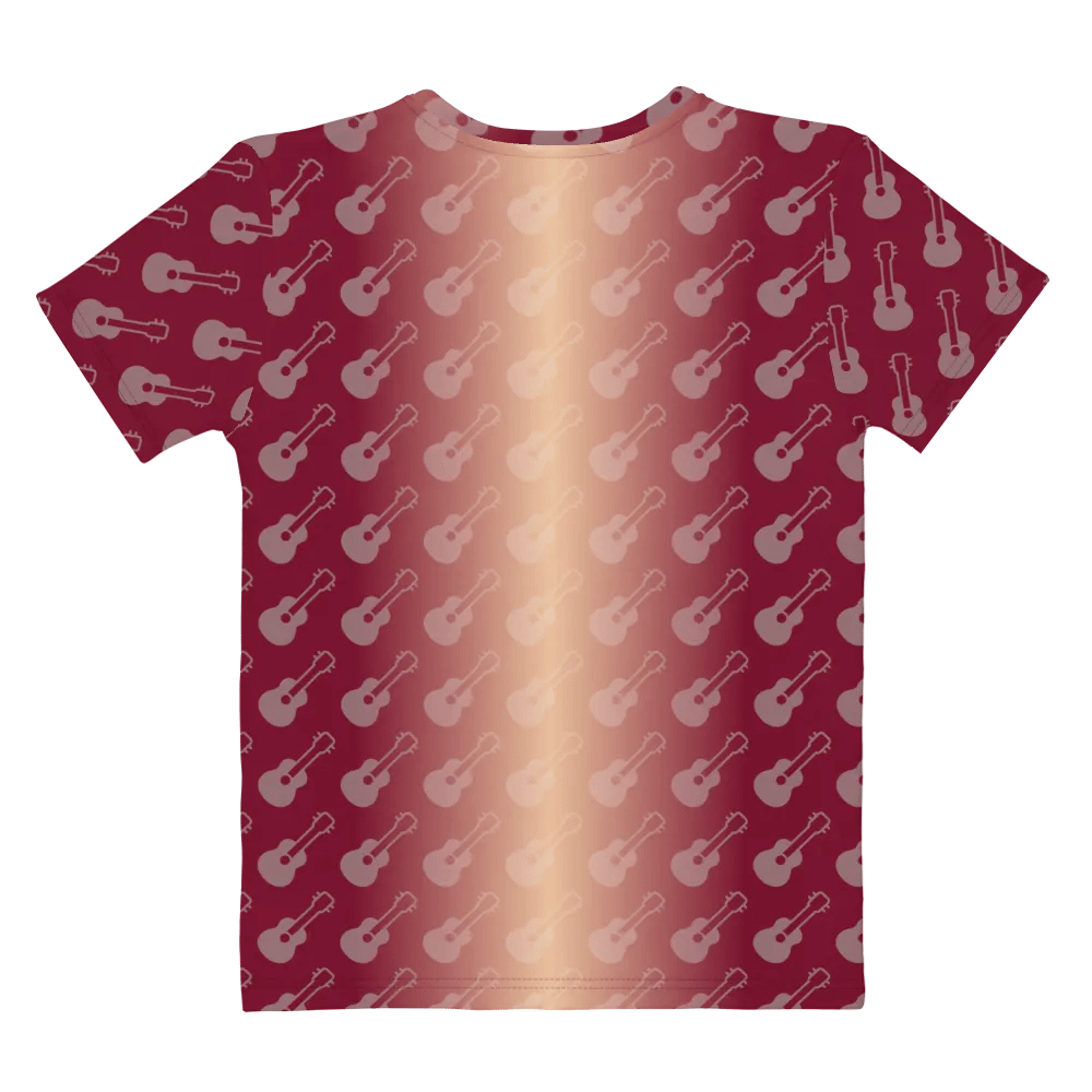 Cool Bear Playing Guitar All Over Print T-shirt product image (9)
