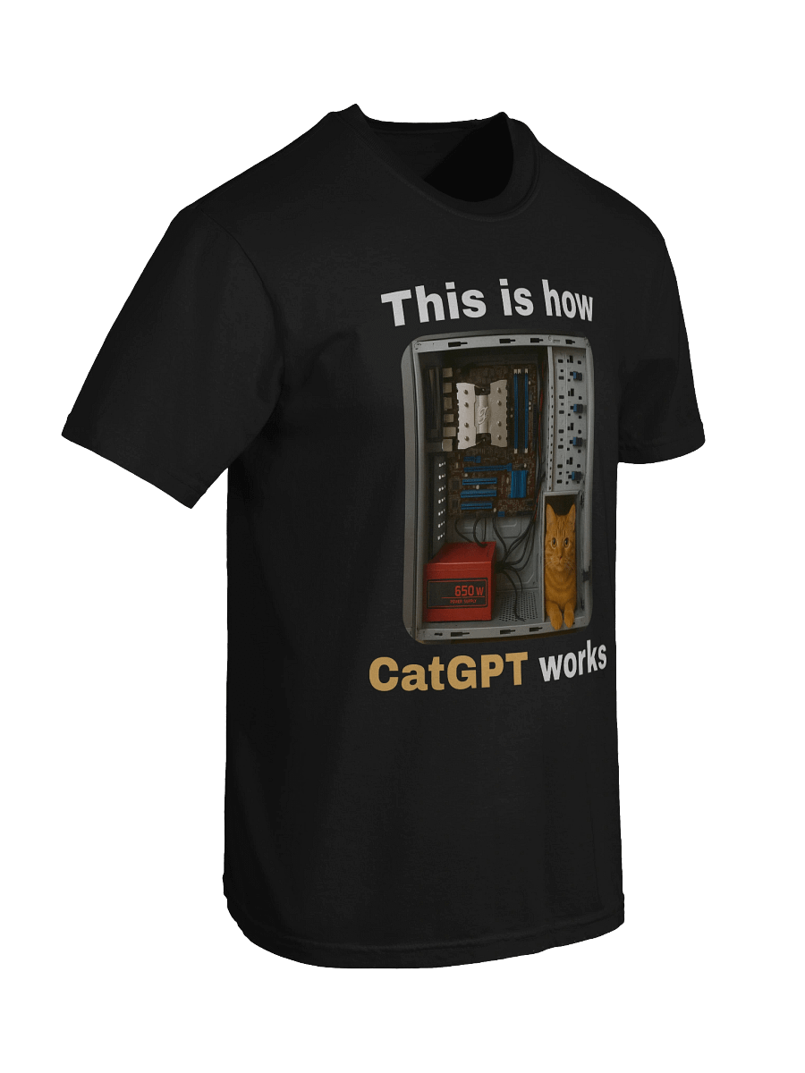 This is how CatGPT works-Tee product image (38)