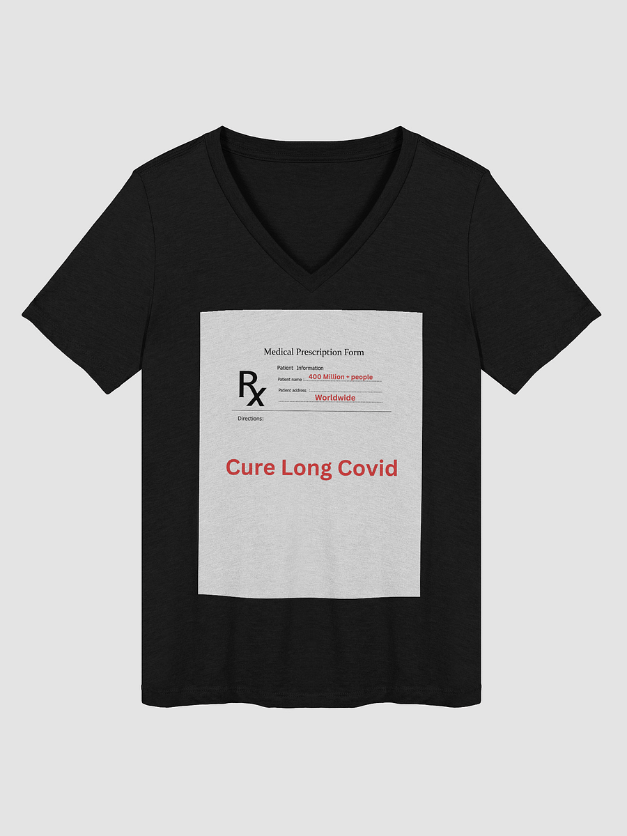 Cure Long Covid RX Relaxed V-Neck Tee product image (4)