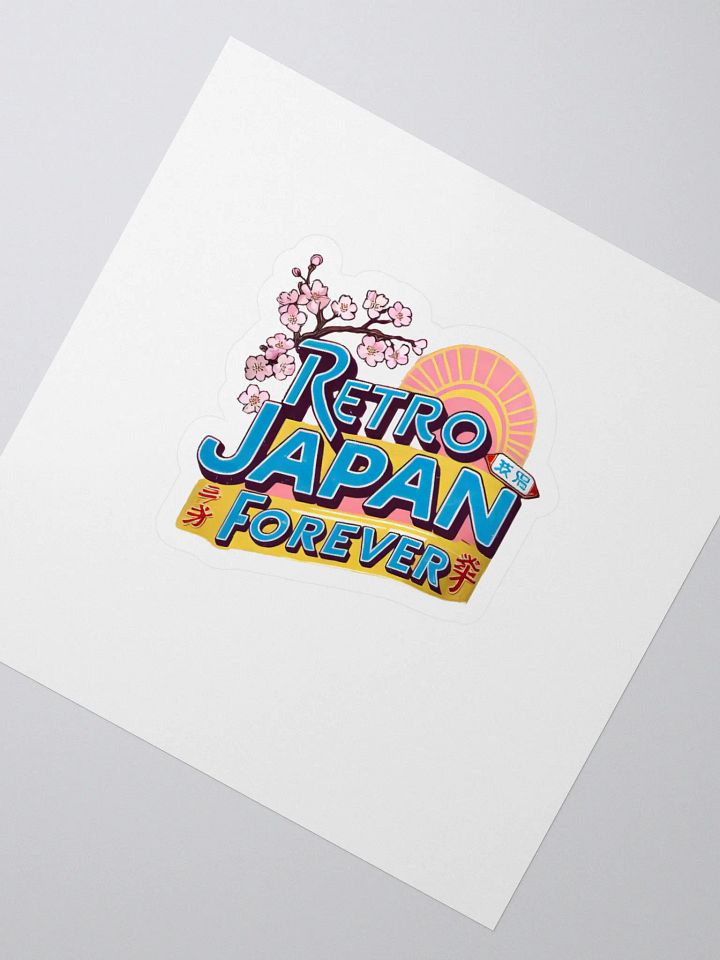 Retro Japan Forever Kiss Cut Stickers product image (2)
