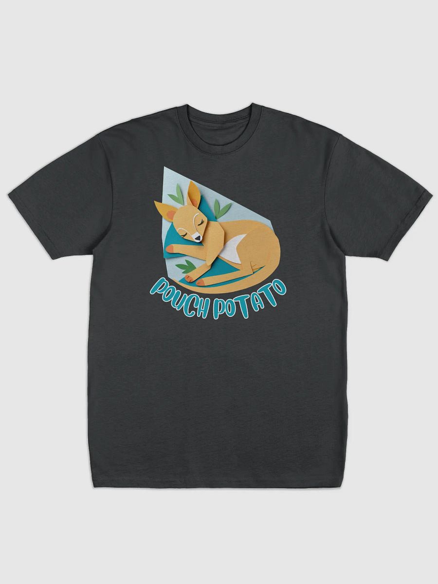 Pouch Potato Funny Cute Sleepy Kangaroo T-shirt product image (1)