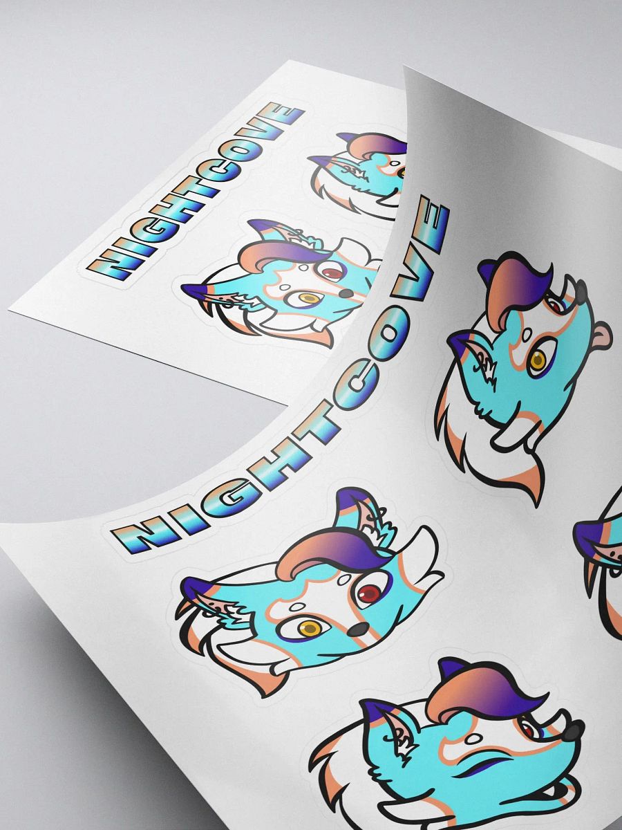 NightCove Emote Sticker Sheet product image (3)